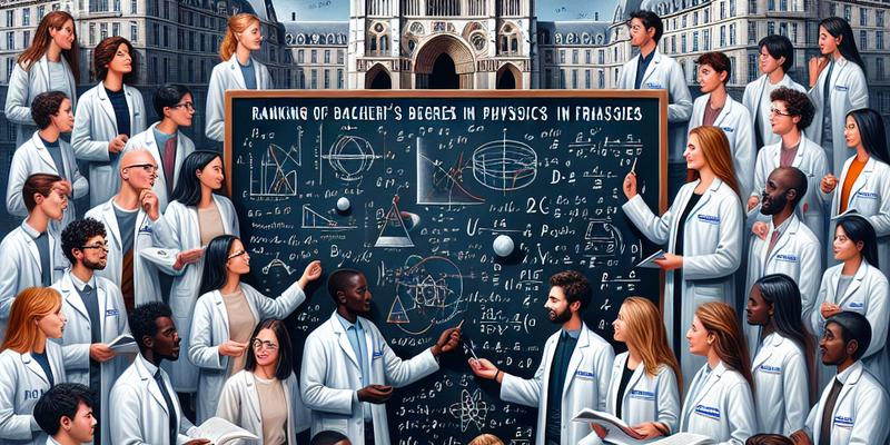 Classement Licence Physique en France : Les Meilleures Universités Classement Licence Physique en France : Les Meilleures Universités