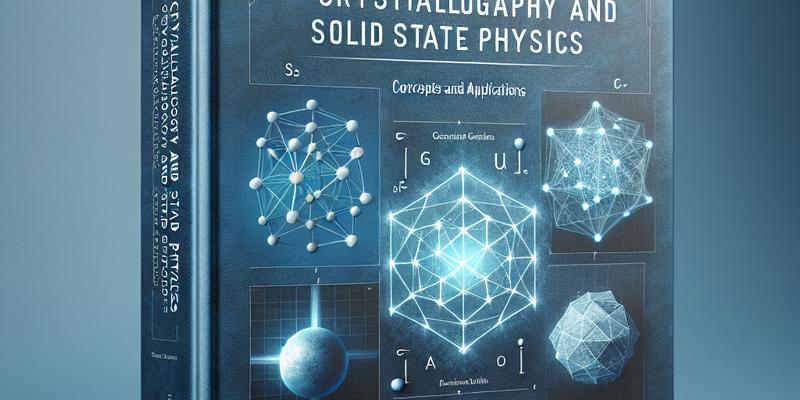 Cristallographie et Physique des Solides : Concepts et Applications Cristallographie et Physique des Solides : Concepts et Applications